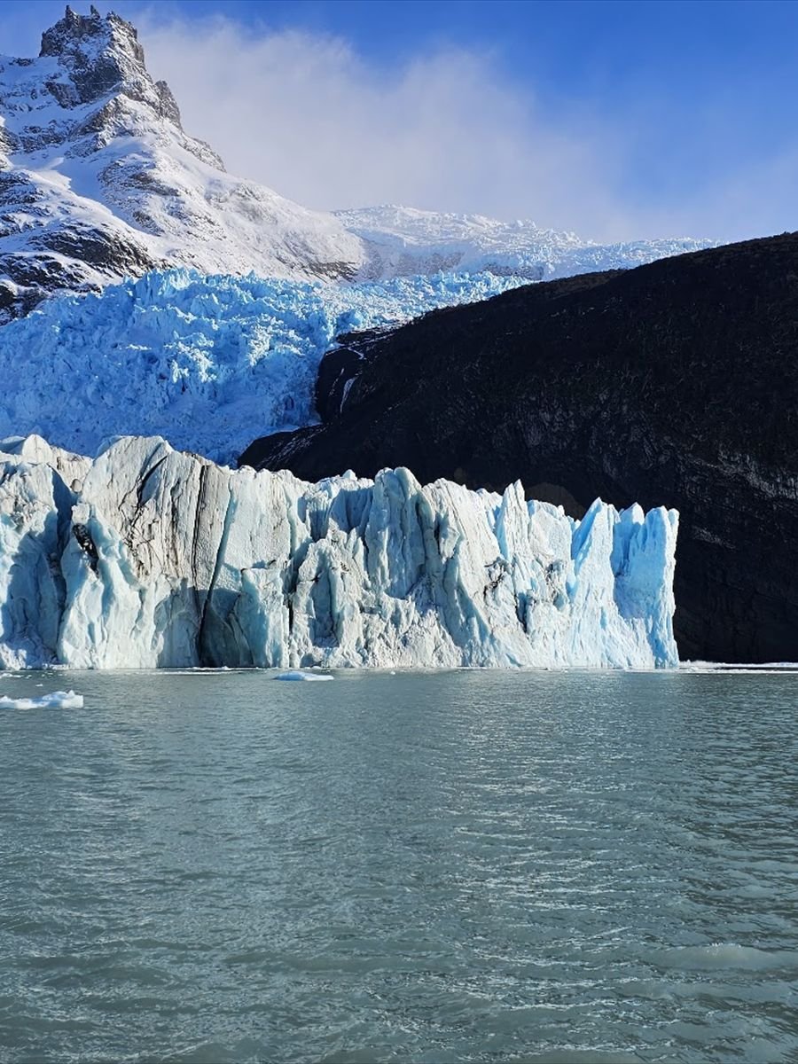 Frente del glaciar Perito Moreno en la Patagonia