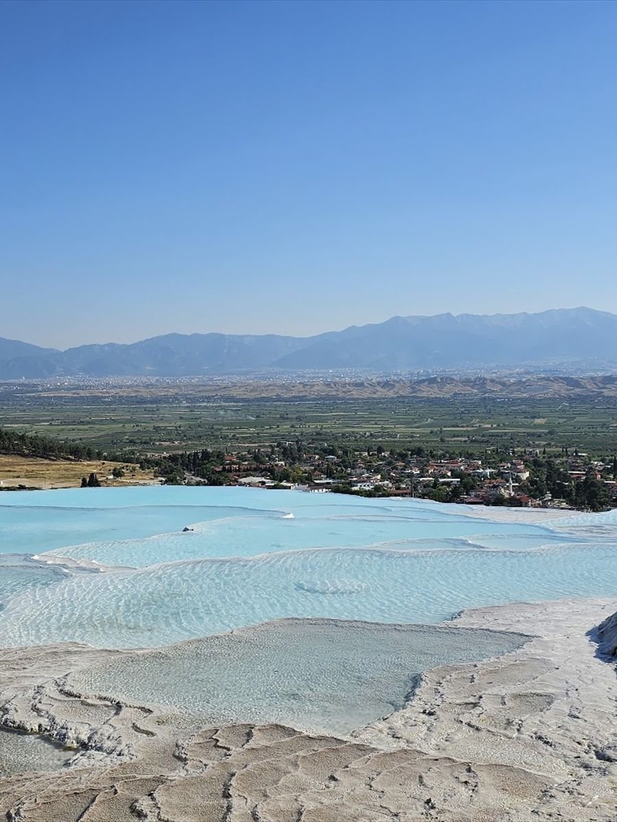 Terrazas blancas de Pamukkale en Turquía